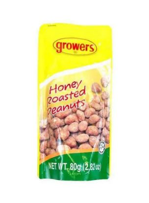 Picture of Growers Peanuts Honey 80gm