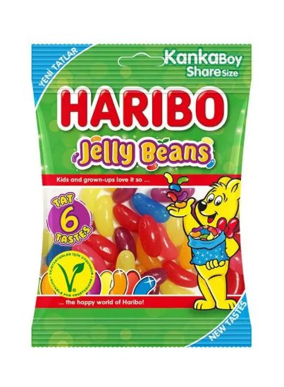 Picture of Haribo Jelly Beans 80gm