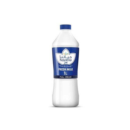 Picture of Hayatna Fresh Milk Full Fat 1ltr