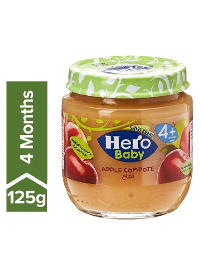 Picture of Hero Baby Apple Compote 4+ Months 125gm