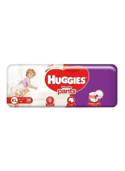 Picture of Huggies Extra Care, Size 4+, 10 -16 kg, Value Pack, 38 Diapers