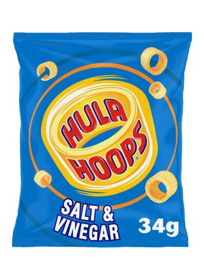 Picture of Hula Hoops Potato Rings Chips Salt & Vinegar Flavour 34gm