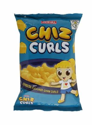 Picture of Jack Njill Chiz Curls Cheese Flavoured Corn Curls 55Gm