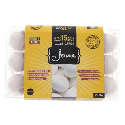 Picture of Jenan Eggs White Large 15pc