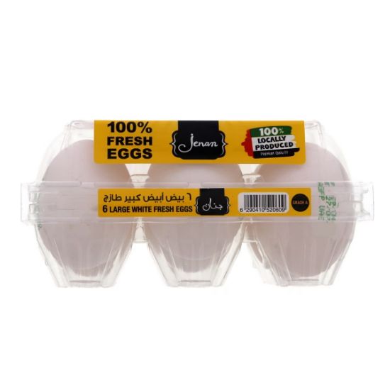 Picture of Jenan Eggs White Large 6pc