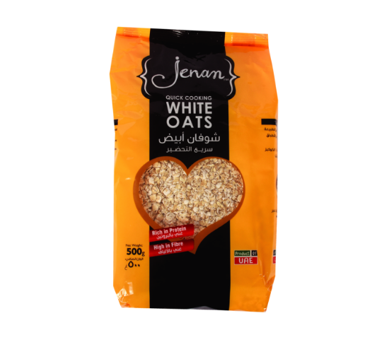 Picture of Jenan Quick Cooking White Oats 2x500gm