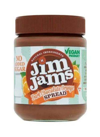 Picture of Jim Jams Jam Vegan Dark Chocolate Orange Nas 330gm