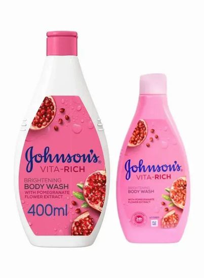 Picture of Johnson Baby Wash Pomegranate Extract (400ml+250ml FREE)