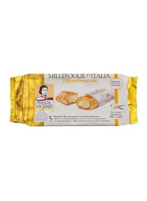 Picture of Matilde Vicenzi Mini Snack Puff Pastry Rolls Cream 125gm