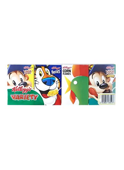 Picture of Kellogg's Cereal Frosties, Miel Pops, Corn Flakes & Coco Pops Assorted Pack 205gm