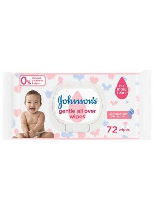 Picture of Johnson's Gentle All over 72 Wipes