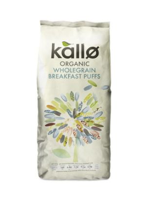 Picture of Kallo Organic Puffed Rice Cereal Whole Grain Gluten Free 225gm