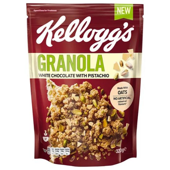 Picture of Kellogg's Granola White Chocolate With Pistachio 320gm