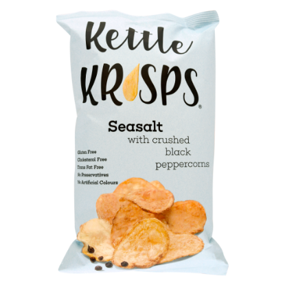 Picture of Kettle Krisps Sea Salt With Crushed Black Peppercorns 120gm