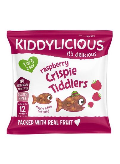 Picture of Kiddylicious Raspberry Tiddlers 12gm