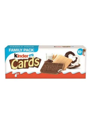 Picture of Kinder Cards Chocolate Biscuits 262gm