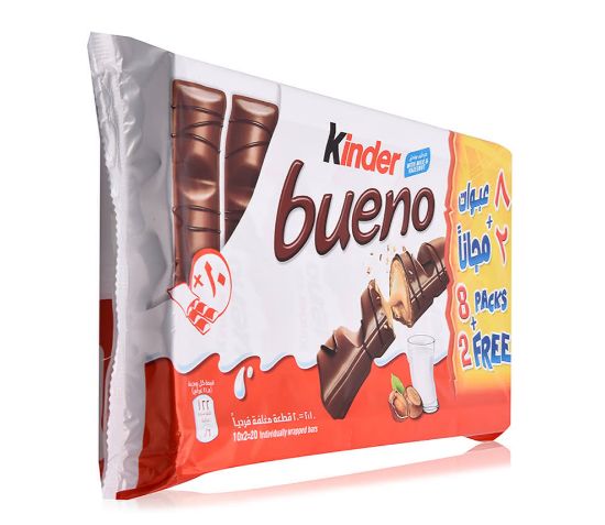 Picture of Kinder Choco Bueno 8+2 43gm