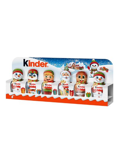 Picture of Kinder Mini Santa Chocolate 90gm