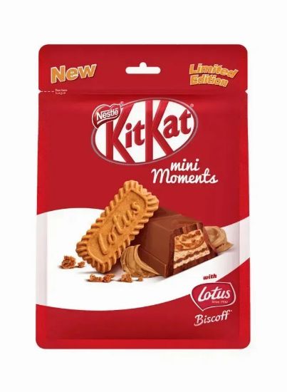 Picture of Nestle Kit Kat Lotus Mini Moments 122.5gm