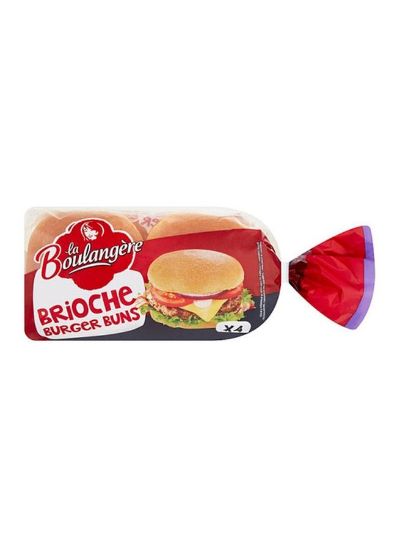 Picture of La Boulangere 4 Brioche Burger Bun 200gm