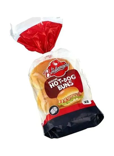 Picture of La Boulangere 6 Brioche Hot Dog Bun 270gm