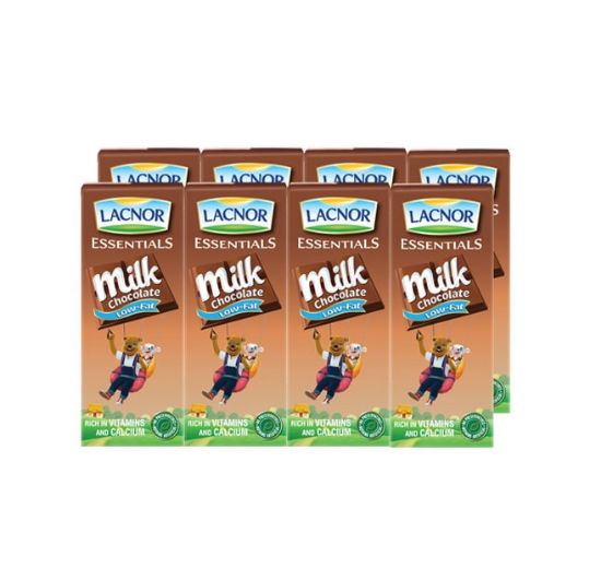 Picture of Lacnor UHT Low Fat Milk Chocolate, 8x180ml