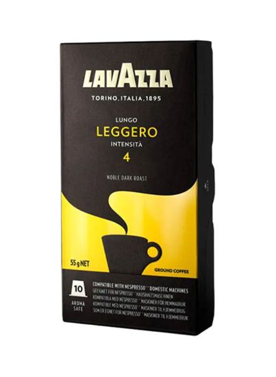 Picture of Lavazza Lungo Leger 4 Compatible With Nespresso 10 Capsules 55gm