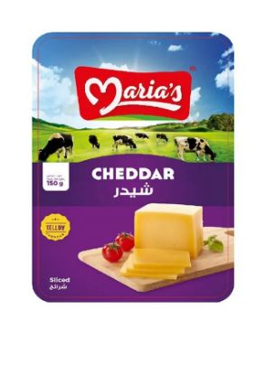 Picture of Maria's Cheese Cheddar Color Slice, 150gm