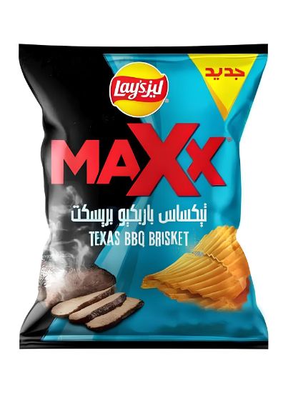 Picture of Lay's Chips Max Texs Barbeque Brisket 160gm