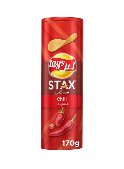 Picture of Lay's Chips Stax Chilli 170gm