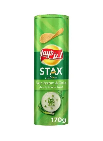 Picture of Lay's Chips Stax Sour & Cream 170gm