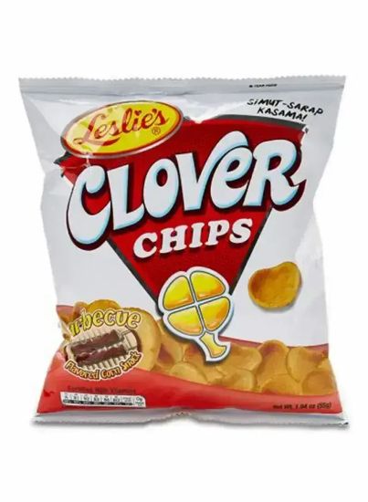 Picture of Leslie'S Clover Barbecue Corn Chips 55Gm