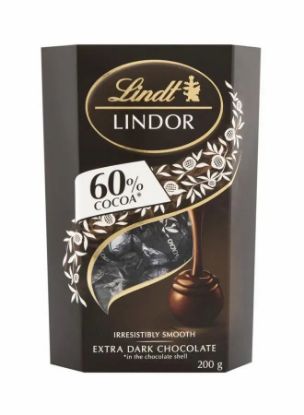 Picture of Lindt Lindor Extra Dark Chocolate 200gm