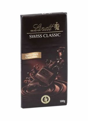 Picture of Lindt Swiss Classic Dark Chocolate 100gm