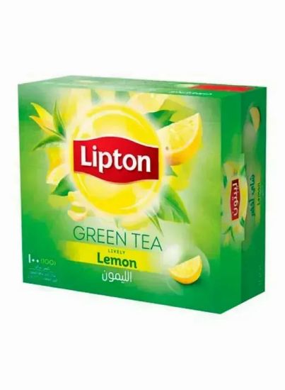 Picture of Lipton Green Tea Lively Lemon 100 Tea Bags