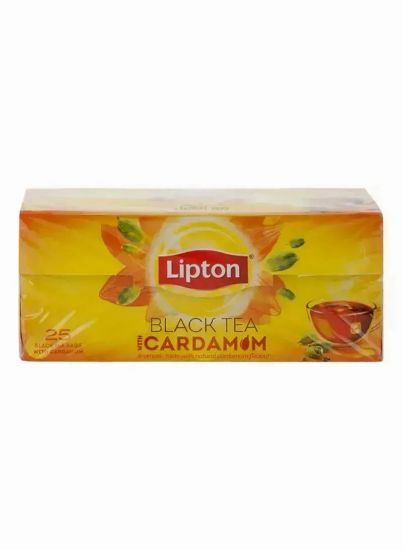 Picture of Lipton Black Tea Cardamom Aromatic Taste With Natural Cardamom Flavour 25 Tea Bags