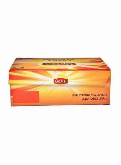 Picture of Lipton Extra Strong Intense Taste Of Sun-Ripened Tea Leaves 100 Bags