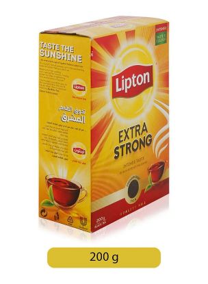 Picture of Lipton Extra Strong Intense Taste Premium Dust Black Tea 200gm