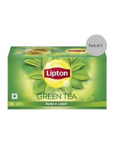 Picture of Lipton Tea Bag Green Pure 2x25 's