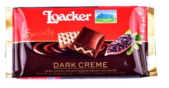 Picture of Loacker Chocolate Bar Dark Noir 87gm