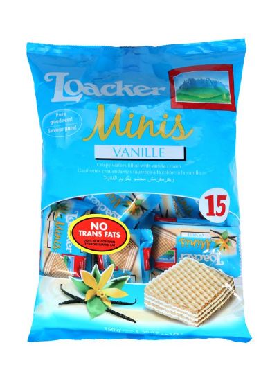 Picture of Loacker Minis Vanilla Wafers 150gm