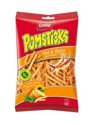 Picture of Lorenz Chips Pomsticks Hot & Spicy 85gm