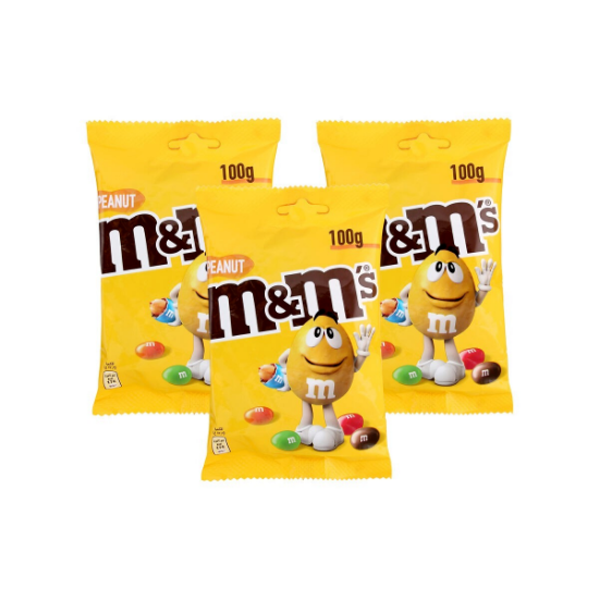 Picture of M&M's Chocolate Peanut (3x100gm)