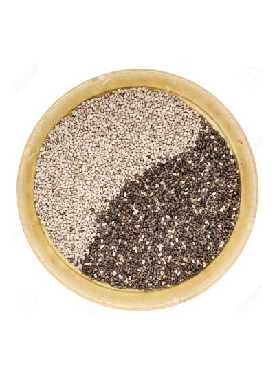 Picture of Macro Wholefoods Market Seeds Chia Black & White 150gm