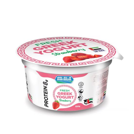 Picture of Marmum Fresh Greek Yogurt Strawberry, 150gm