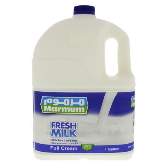 Picture of Marmum Fresh Milk Full Cream, 3.8ltr