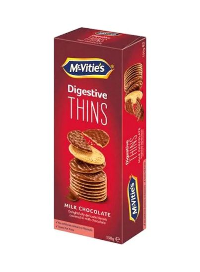 Picture of Mcvitie's Digestive Biscuit Milk Chocolate Pack of 12, 150gm