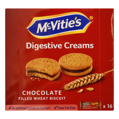 Picture of Mcvitie's Digestive Creams Chocolate 16x40gm