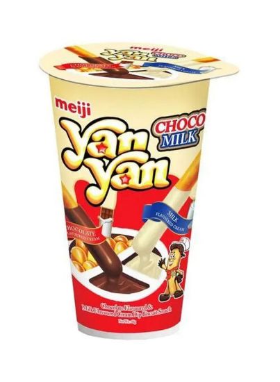 Picture of Meiji Yan Yan Choco & Milk Stick Biscuit 44gm