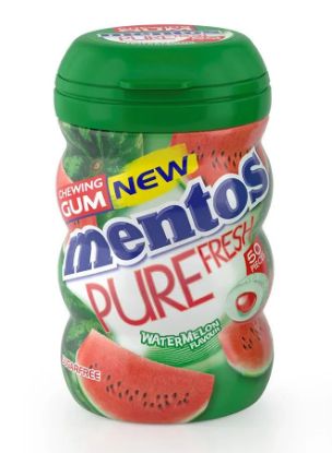 Picture of Mentos Pure Fresh Sugar Free Chewing Gum Watermelon 87.5gm